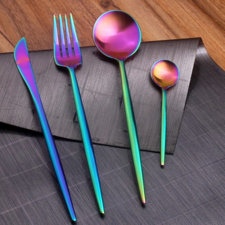 LONGWELL® Rainbow 4 Piece Cutlery Set