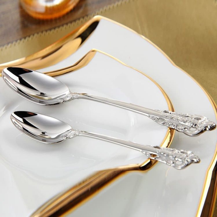Royal Silver Plated English Cutlery 24 Piece Set